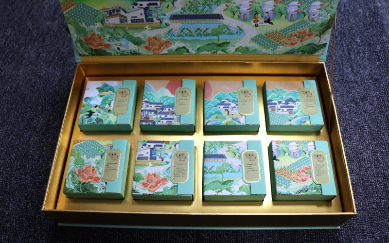 观音殿中秋月饼礼盒定制、礼品月饼盒生产